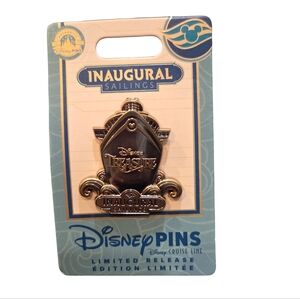 Disney Cruise Line DCL TREASURE Inaugural Sailing 3D Sculpted LR Trading Pin NEW
